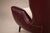Textile Pair of Brazilian Modernist Armchairs in Hardwood, Burgundy Leather & Bouclé by Carlo Hauner, Brazil, 1950s - Lot 466B For Sale - Image 7 of 18