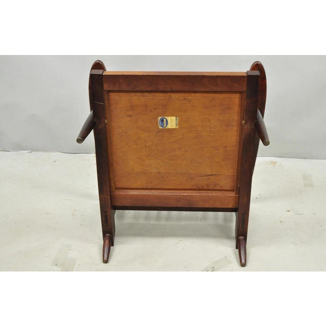Vintage George Nakashima Spindle Back Black Walnut "Cushion" Lounge Arm Chair For Sale - Image 16 of 18