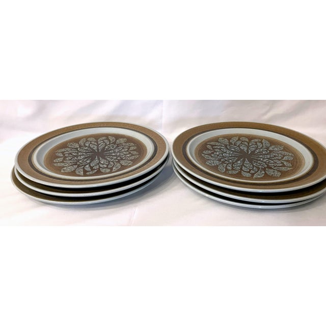Mid-Century Modern Franciscan "Nut Tree" Dinner Plates - Set of 6 For Sale - Image 3 of 5