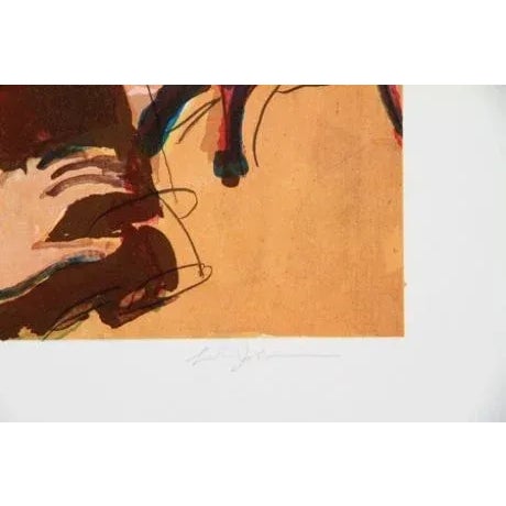 Artist: Lester Johnson, American (1919 - 2010) Title: New York Street Scene 3 Year: Circa 1980 Medium: Lithograph, signed...