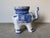 Chinoiserie Vintage Handmade Blue & White Ceramic Elephant Garden Stool For Sale - Image 3 of 12