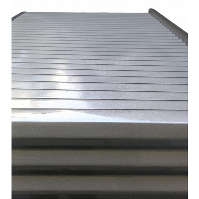 1990s Rotating Metal Console Table, Italy, 1990s For Sale - Image 5 of 8