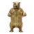 Vintage Standing Brass Bear Figurine For Sale
