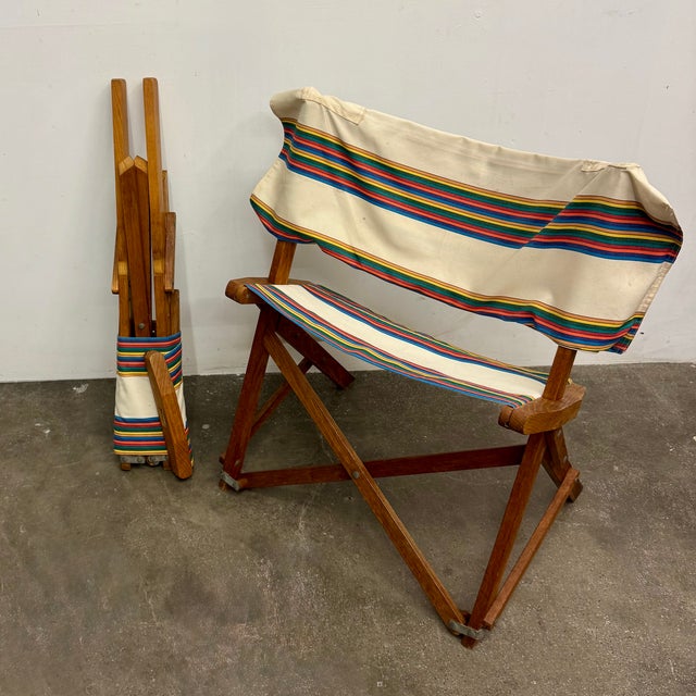 Brown Praia Folding Chairs by Piergiacomo Castiglioni for Gavina, 1960s, Set of 2 For Sale - Image 8 of 14