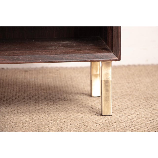 Large Danish Tall Bookcase in Rosewood by Erik Brouer for Brouers Mobelfabrik, 1960s For Sale - Image 12 of 13