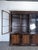 Large English Bookcase in Exotic Wood with Three Glass Doors For Sale - Image 3 of 17