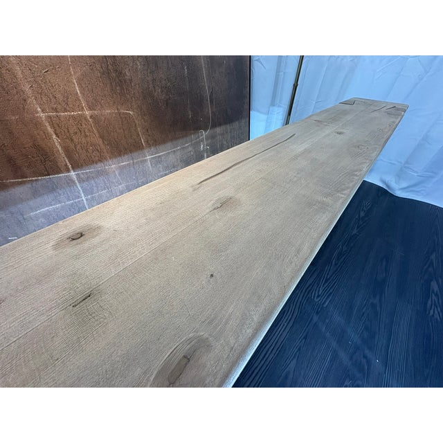 Rh Reclaimed English Beam Console Table – 118" – Salvaged Natural For Sale - Image 12 of 18