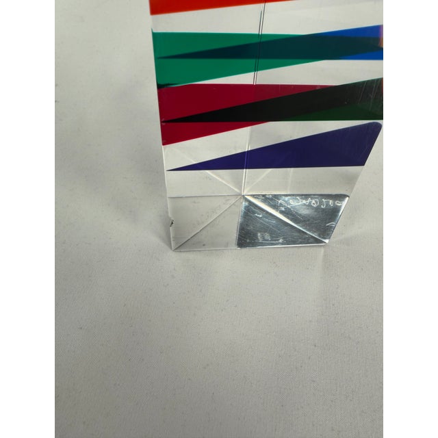 Modern Acrylic Tower Sculpture by Vasa Mihich For Sale - Image 9 of 10