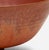 1940s Gertrud and Otto Natzler Bowl Earthenware With Flame Red Mat Glaze 1945 For Sale - Image 5 of 7