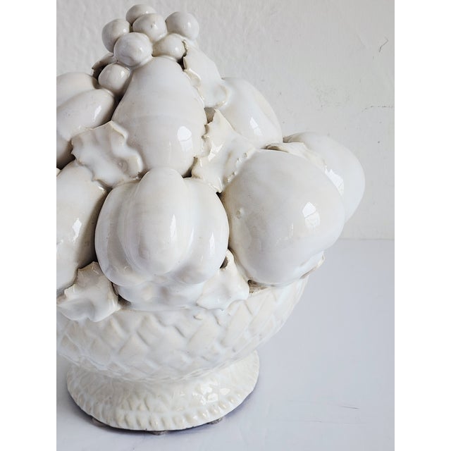 1960s Vintage Italian Ceramic Fruit Topiary For Sale - Image 5 of 12
