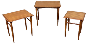 Teak Nesting Tables from Skovmand & Andersen, 1970s, Set of 3