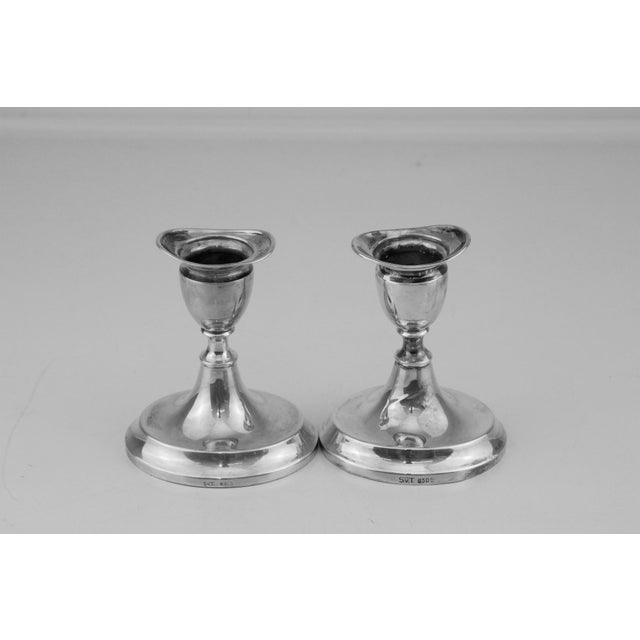 Silver Candleholders by Svend Toxvaerd, 1890, Set of 2 For Sale - Image 10 of 13