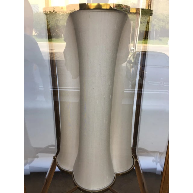 Gold 1990s Gold Gilded Finished Iron Lantern For Sale - Image 8 of 13