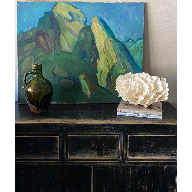 1930s Turkish Glazed Earthenware Oil Jug For Sale - Image 12 of 12