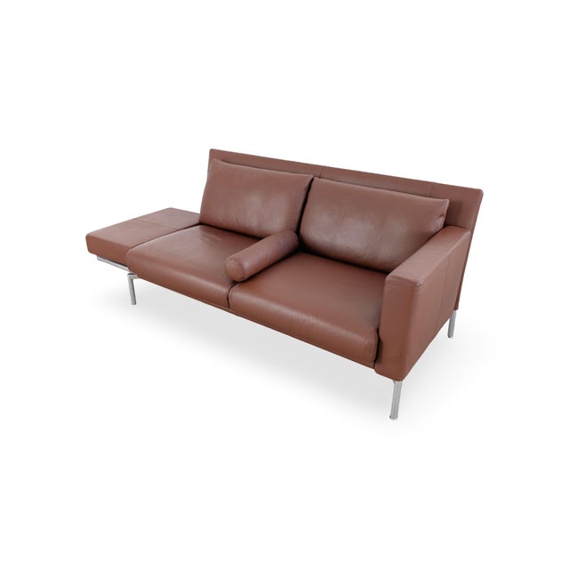 Two-Seater Jason Sofa in Leather by Walter Knoll For Sale - Image 6 of 11