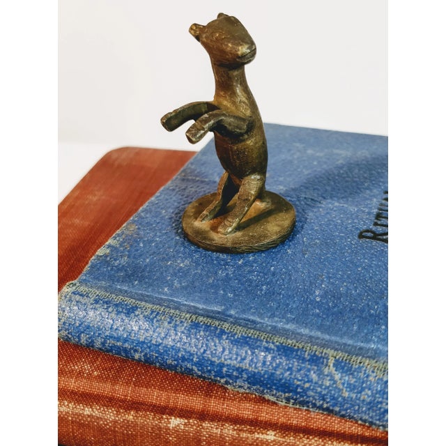 19th Century Vintage Bronze Animal Scroll Weight Holder For Sale In Fayetteville, AR - Image 6 of 7