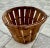 Brown Vintage Early-Mid 1900s Rustic Farmhouse Harvest Wooden Produce Bushel Basket For Sale - Image 8 of 12