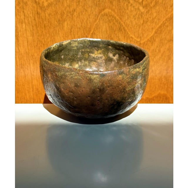 Japanese Chawan Tea Bowl by Tannyu 10th Raku Edo Period For Sale - Image 4 of 15