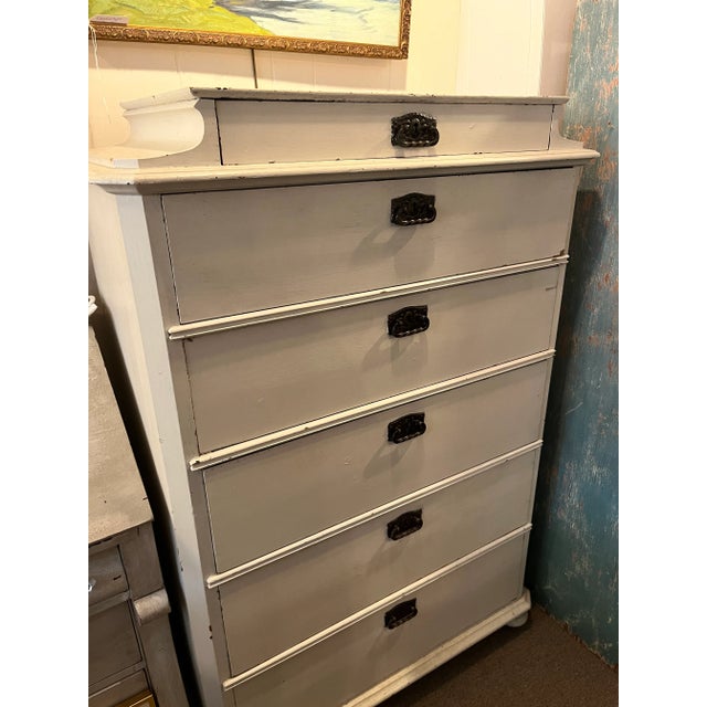 Gustavian (Swedish) Late 19th Century Antique Swedish Gustavian Chest of Drawers For Sale - Image 3 of 10