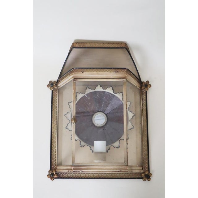 Hollywood Regency Wall Lantern, France, 1960s For Sale - Image 6 of 18