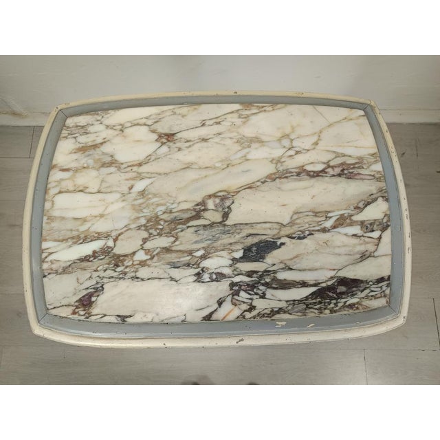 Wood Art Nouveau Patinated Side Table, 1890s For Sale - Image 7 of 18