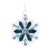 Contemporary Glass Snowflake Ornaments (Set of 12) For Sale - Image 3 of 4