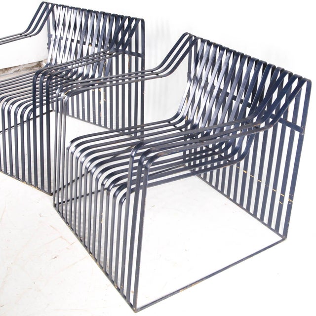 Vintage Metal Armchairs, 1970s, Set of 2 For Sale - Image 13 of 18