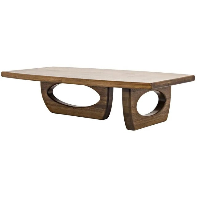 Noir NOIR Douglas Coffee Table, Dark Walnut For Sale - Image 4 of 5