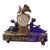 Fine Quality French Gilt and Patinated Bronze Mantel Clock With Marble Base For Sale