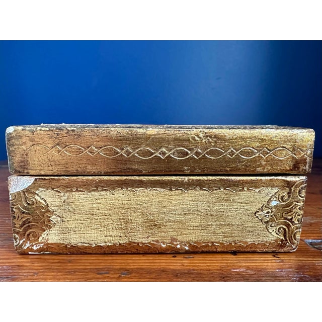 Mid 20th Century Vintage Boucher La Mussette Wooden Box For Sale - Image 6 of 12