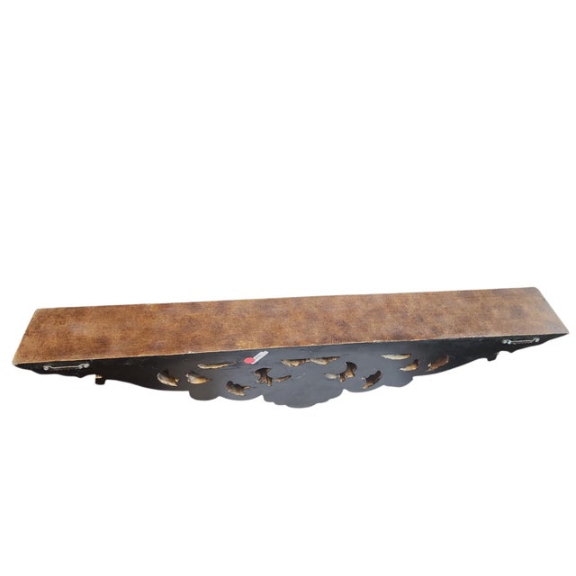 Vintage Baroque Wooden Wall Shelf For Sale - Image 4 of 4