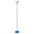 Italian Modern Light Blue Metal and Glass Floor Lamp, 1980s For Sale - Image 15 of 15