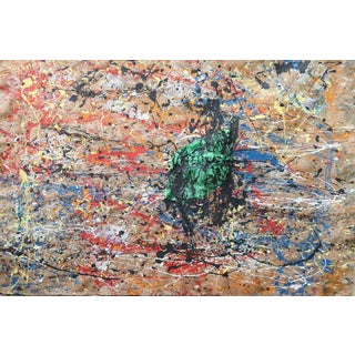 Alfredo Pizzi, Number 3, 2023, Acrylic on Jute Canvas For Sale