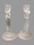 Mid 20th Century Pair Vintage Fostoria Satin Glass Figural Rebecca at the Well 10" Candlesticks For Sale - Image 5 of 8
