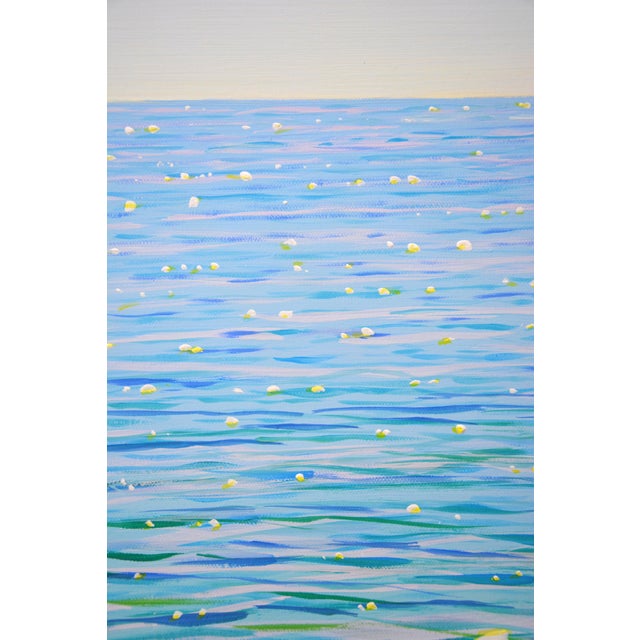 Affectionate Glare on the Waves. Modern Original Hand Painting For Sale - Image 6 of 12