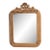 19th Century France Amber Wood Mirror For Sale