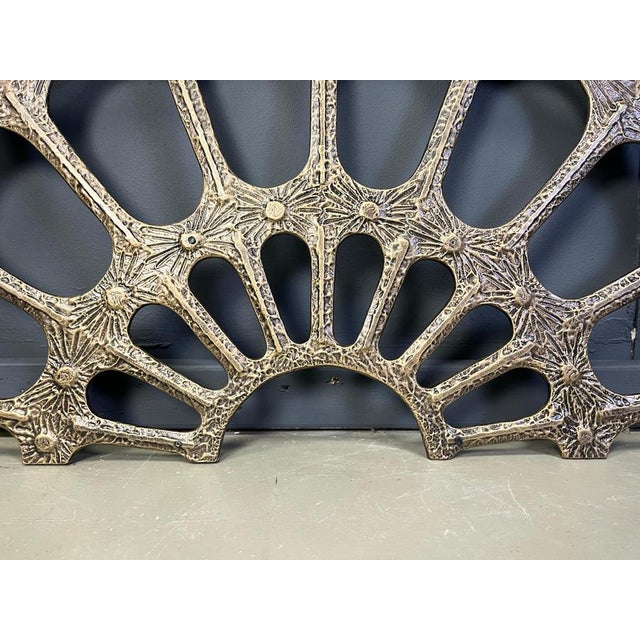 Metal Brutalist Wall Sculpture, 1970s For Sale - Image 7 of 10