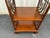 Brown Vintage Chinoiserie Walnut Fretwork Etagere For Sale - Image 8 of 12