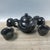 Late 19th Century Carved Faux Horn Dragon Teapot Set With Four Cups - 5 pcs with Box For Sale - Image 9 of 11