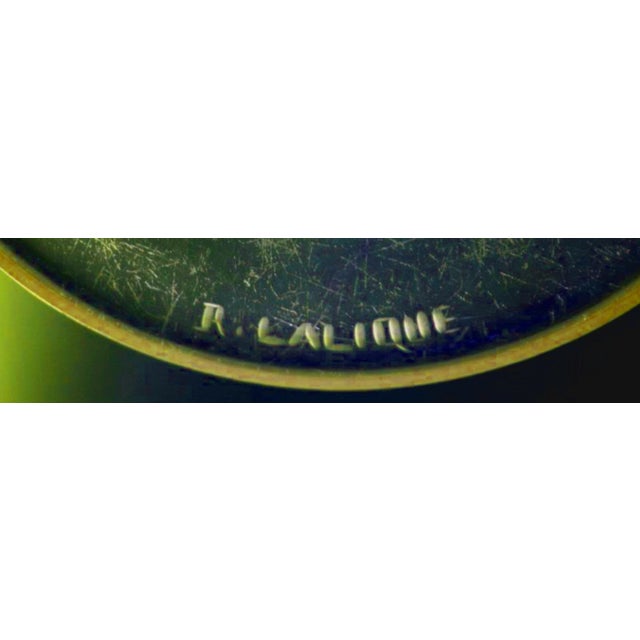 Lalique 1921 Rene Lalique Art Deco Vase Achantes Vase For Sale - Image 4 of 4