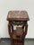 Chinoiserie Carved Wood Tiered Marble Top Stand, Vintage For Sale - Image 9 of 12