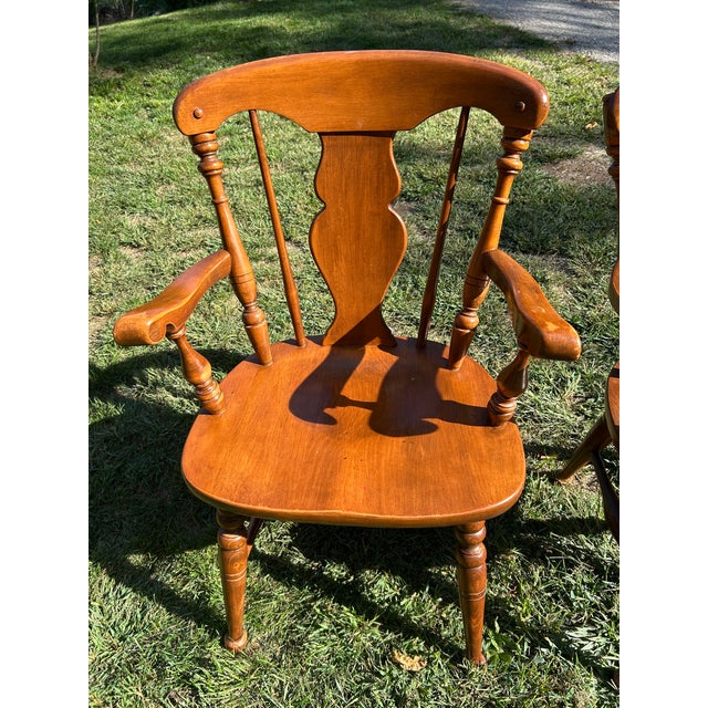 Set of Six 20th Century Heywood-Wakefield Chairs For Sale - Image 18 of 18