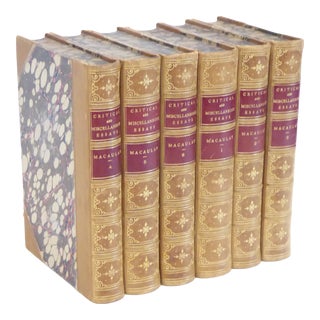 19th Century Collection of Leather Bindings For Sale