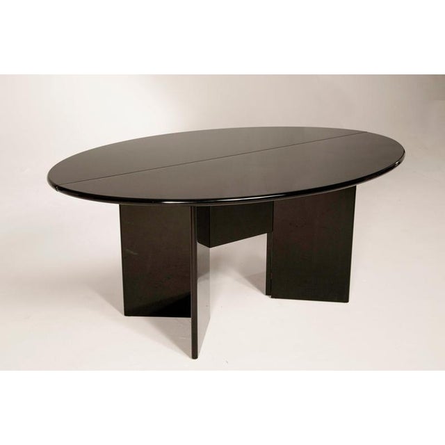 Black Lacquered Antella Console Table by Kazuhide Takahama for Cassina, 1975 For Sale - Image 10 of 18