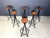 1970s Vintage Brutalist Wrought Iron Bar Stools, 1970s, Set of 6 For Sale - Image 5 of 17