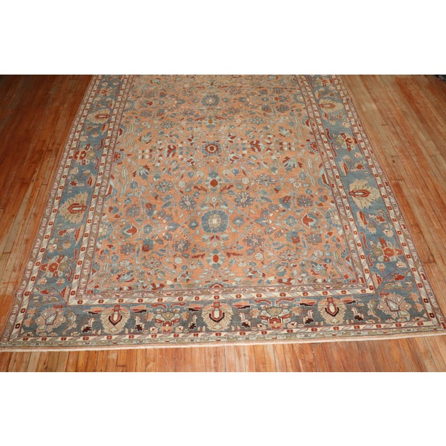Antique Persian Lilihan - 9'1" x 11'9" For Sale In New York - Image 6 of 11