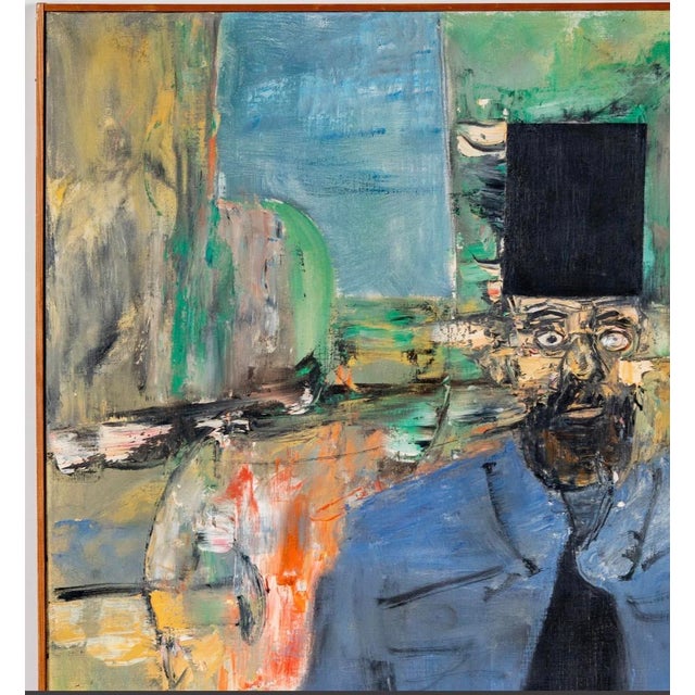 Original Edgar Louis Ewing Oil Painting of Caretaker at Aghia Triada. Edgar Louis Ewing (1913 - 2006), Entitled:...