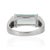 Not Yet Made - Made To Order March Birthstone East West Aquamarine & Diamond Ring Size 8 by Carat&Her For Sale - Image 5 of 14