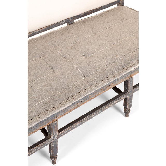 19th Century Italian Painted Settee For Sale - Image 9 of 11