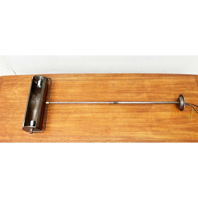 Mid-Century Modern Industrial German Ceiling Lamps from Hillebrand Leuchten, Set of 2 For Sale - Image 10 of 18